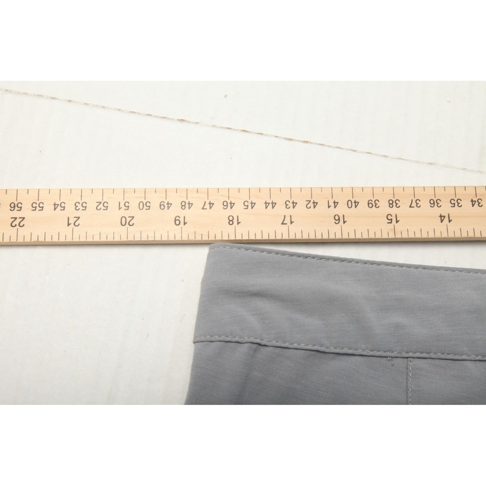 Faherty Shorts Mens 35 Gray All Day Hybrid Drawstring Zip Pocket Stretch Tech - Picture 8 of 11